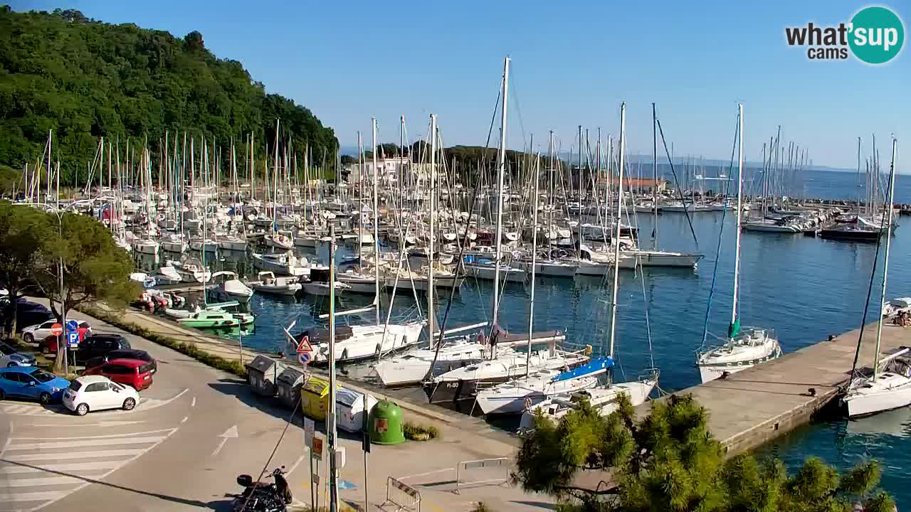 Webcam Sistiana – Vista sulla marina e sulla baia