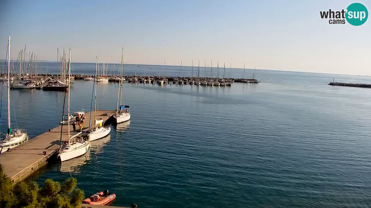 Webcam Sistiana – Vista sulla marina e sulla baia