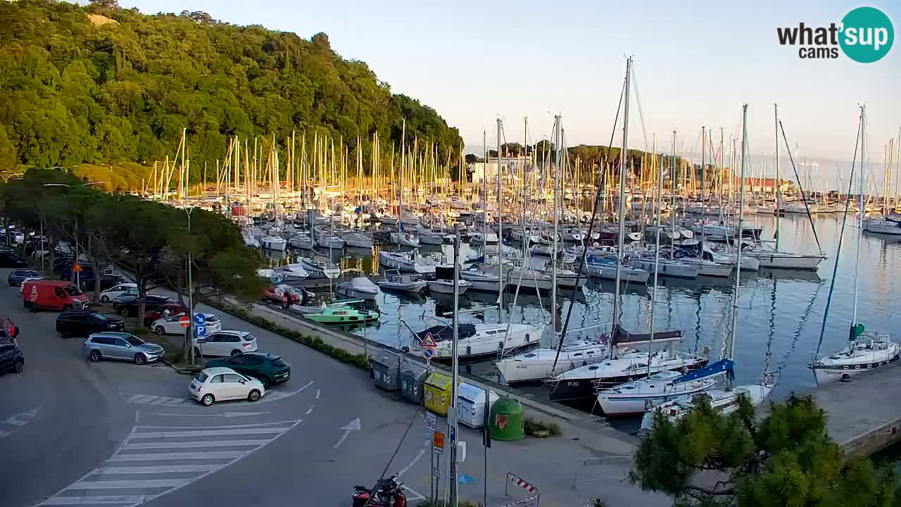 Spletna kamera Sesljan (Sistiana) – Pogled na marino in zaliv