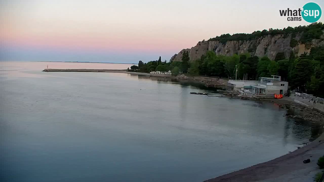 Webcam Sistiana – Pogled na marinu i zaljev