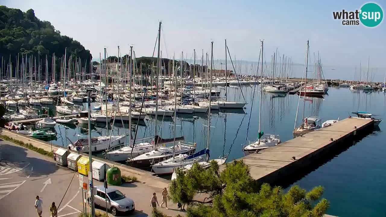 Webcam Baie de Sistiana – Vue en direct de la marina et de la baie