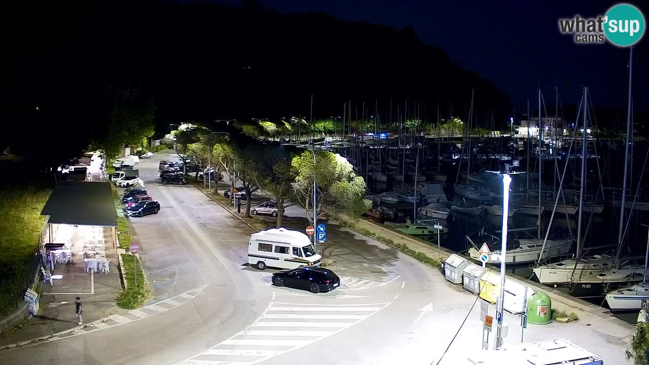 Webcam Bahía de Sistiana – Vista en directo del puerto deportivo y la costa