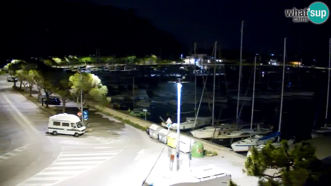 Webcam Bahía de Sistiana – Vista en directo del puerto deportivo y la costa