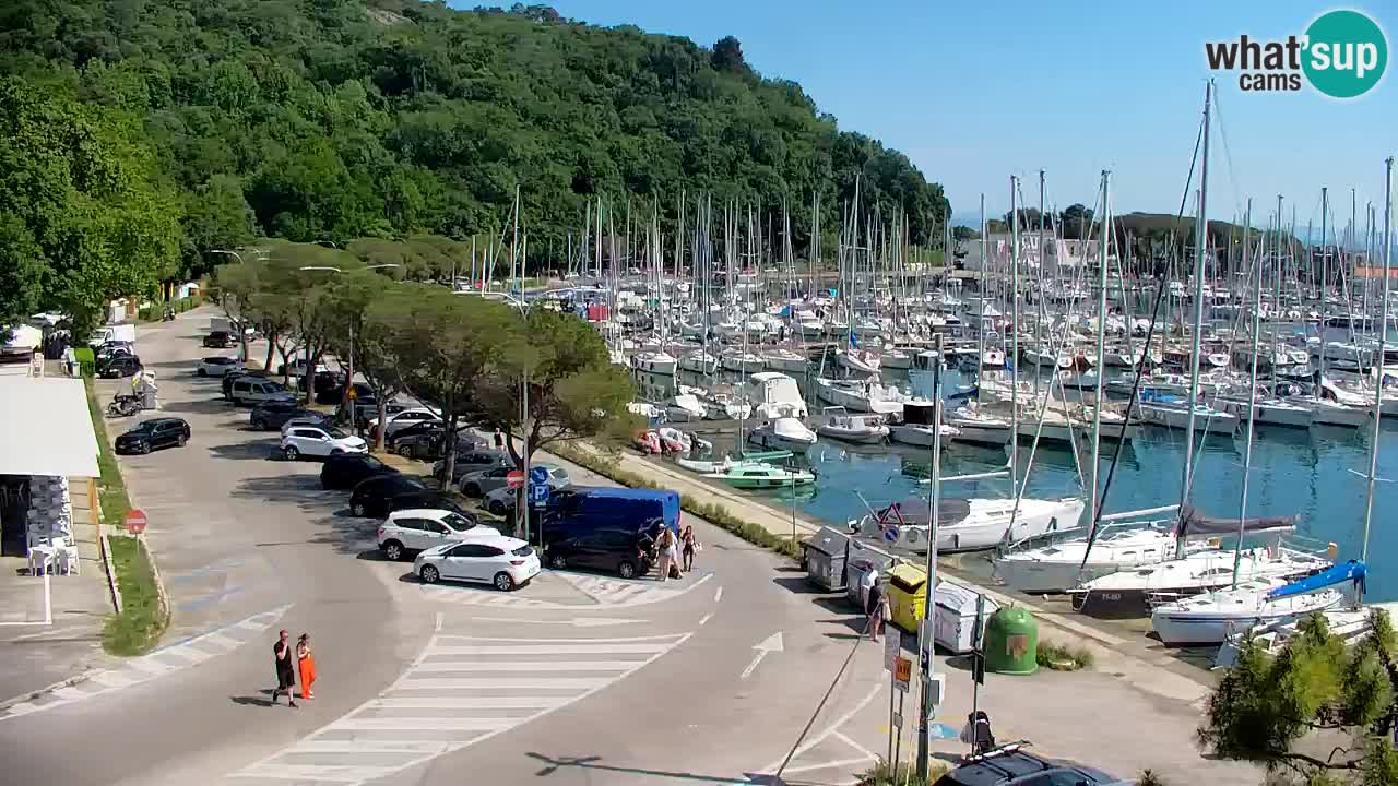 Webcam Baie de Sistiana – Vue en direct de la marina et de la baie