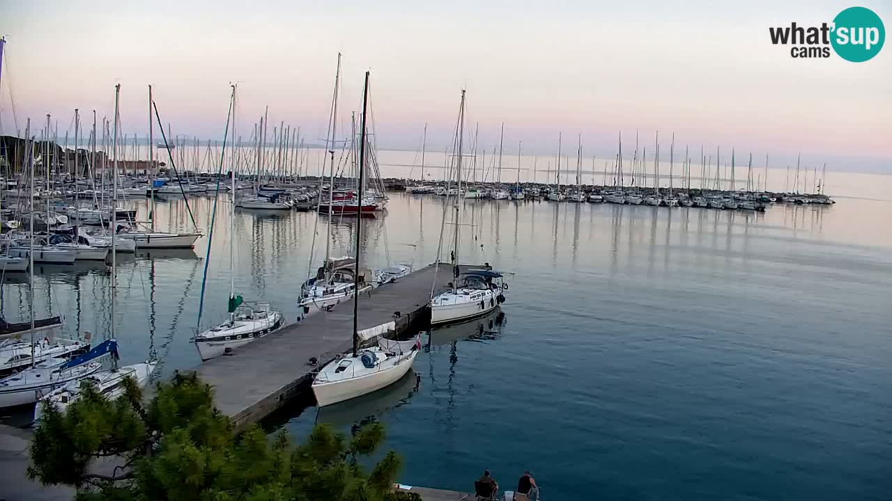 Webcam Sistiana Baia – Live View of the Marina and Gulf