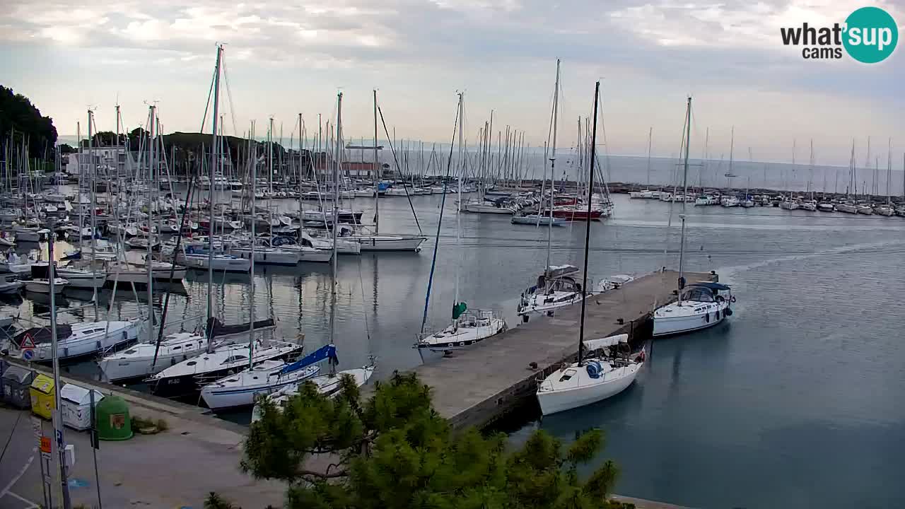 Webcam Baie de Sistiana – Vue en direct de la marina et de la baie