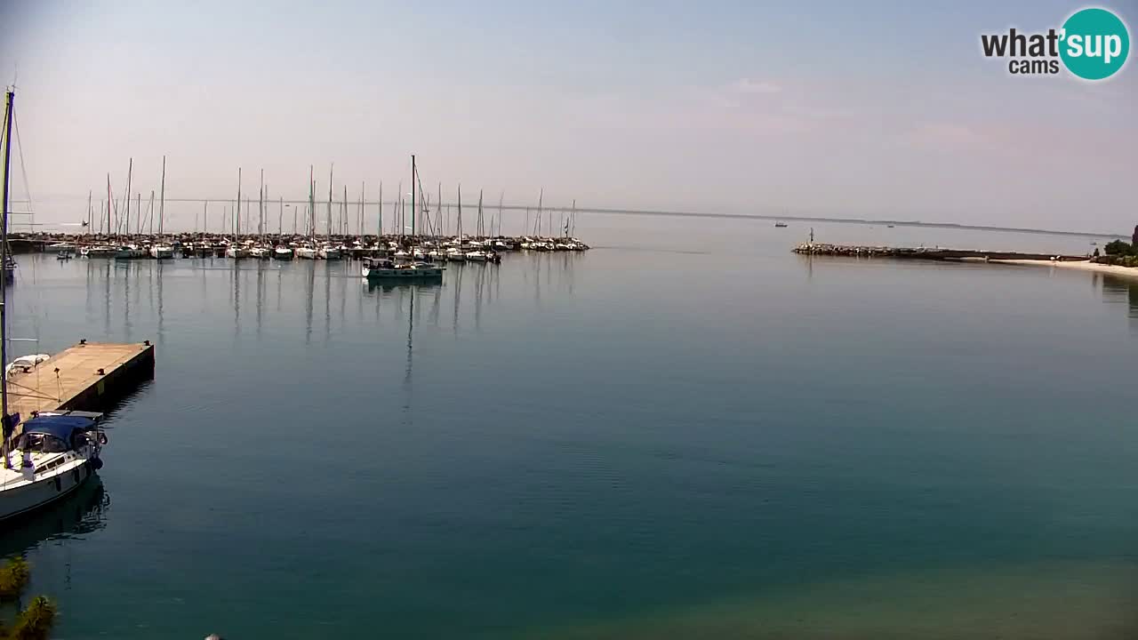 Spletna kamera Sesljanski zaliv – Pogled v živo na marino in zaliv