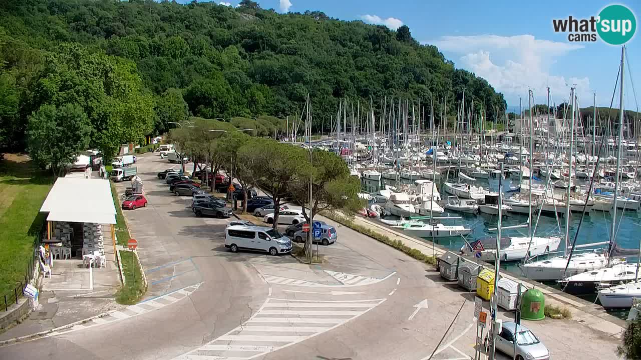 Webcam Baie de Sistiana – Vue en direct de la marina et de la baie