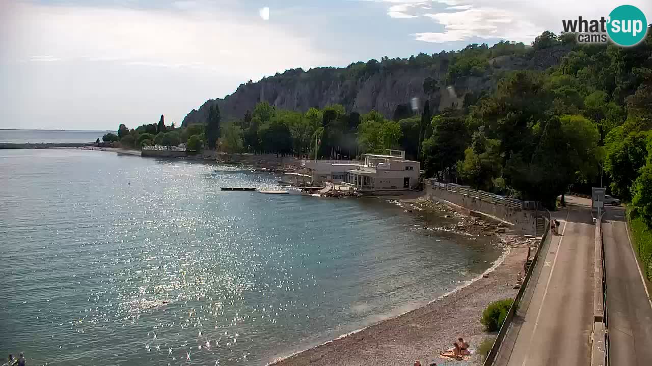 Webcam Baie de Sistiana – Vue en direct de la marina et de la baie
