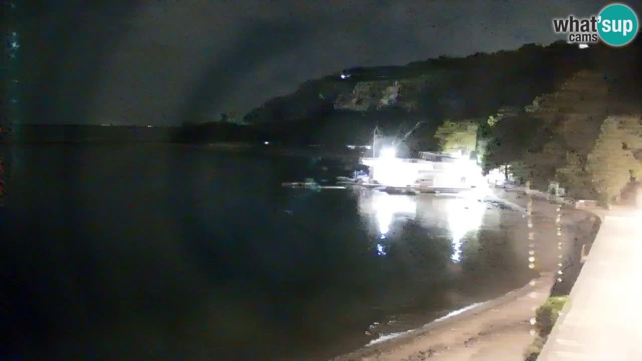Webcam Bahía de Sistiana – Vista en directo del puerto deportivo y la costa