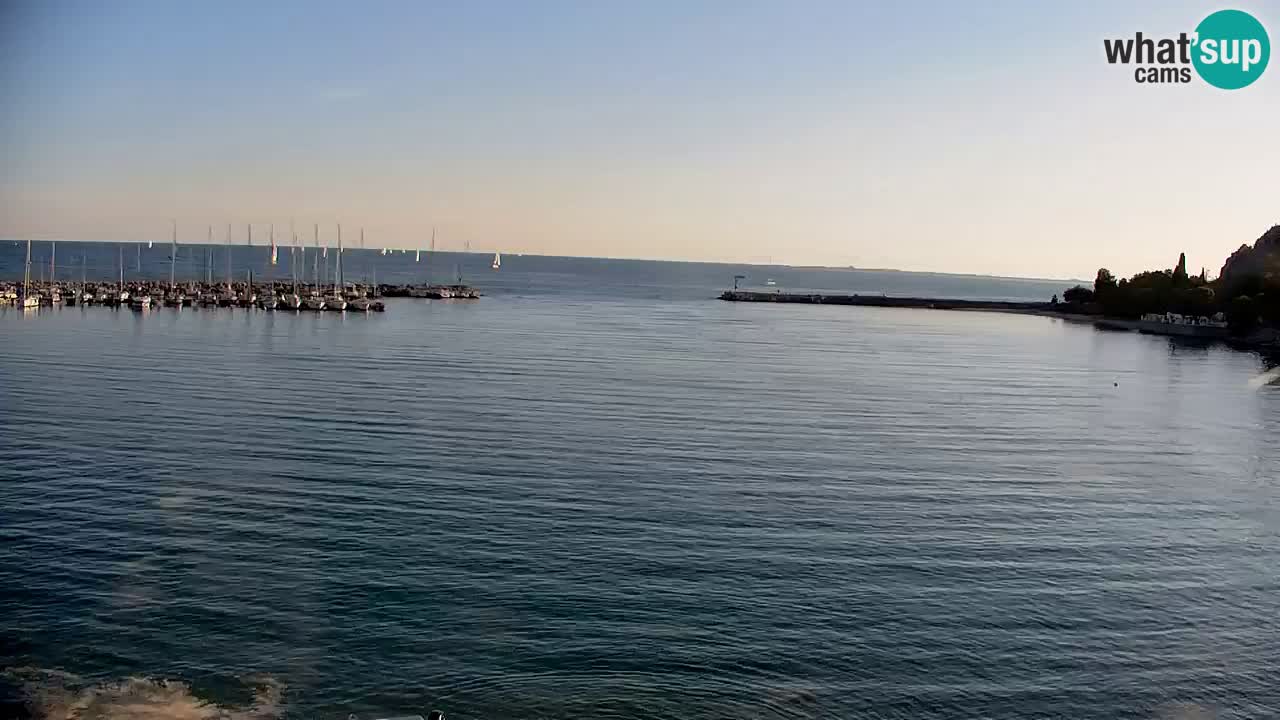 Webcam Baie de Sistiana – Vue en direct de la marina et de la baie
