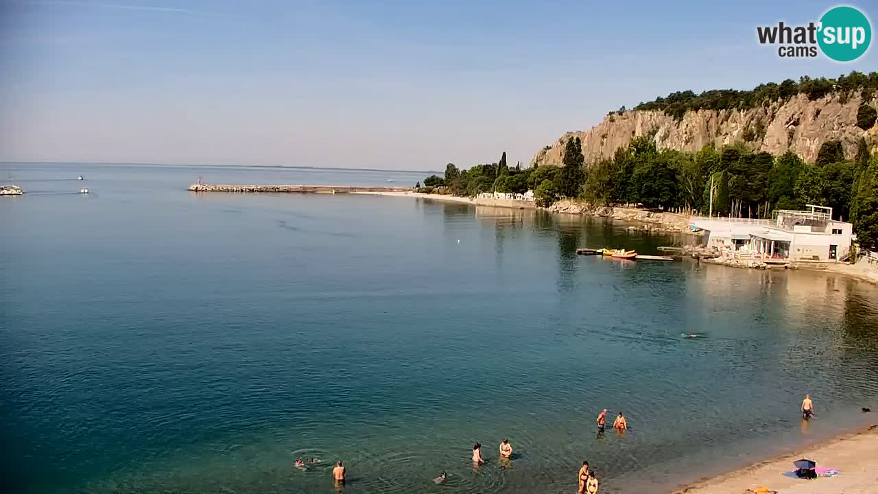 Spletna kamera Sesljanski zaliv – Pogled v živo na marino in zaliv