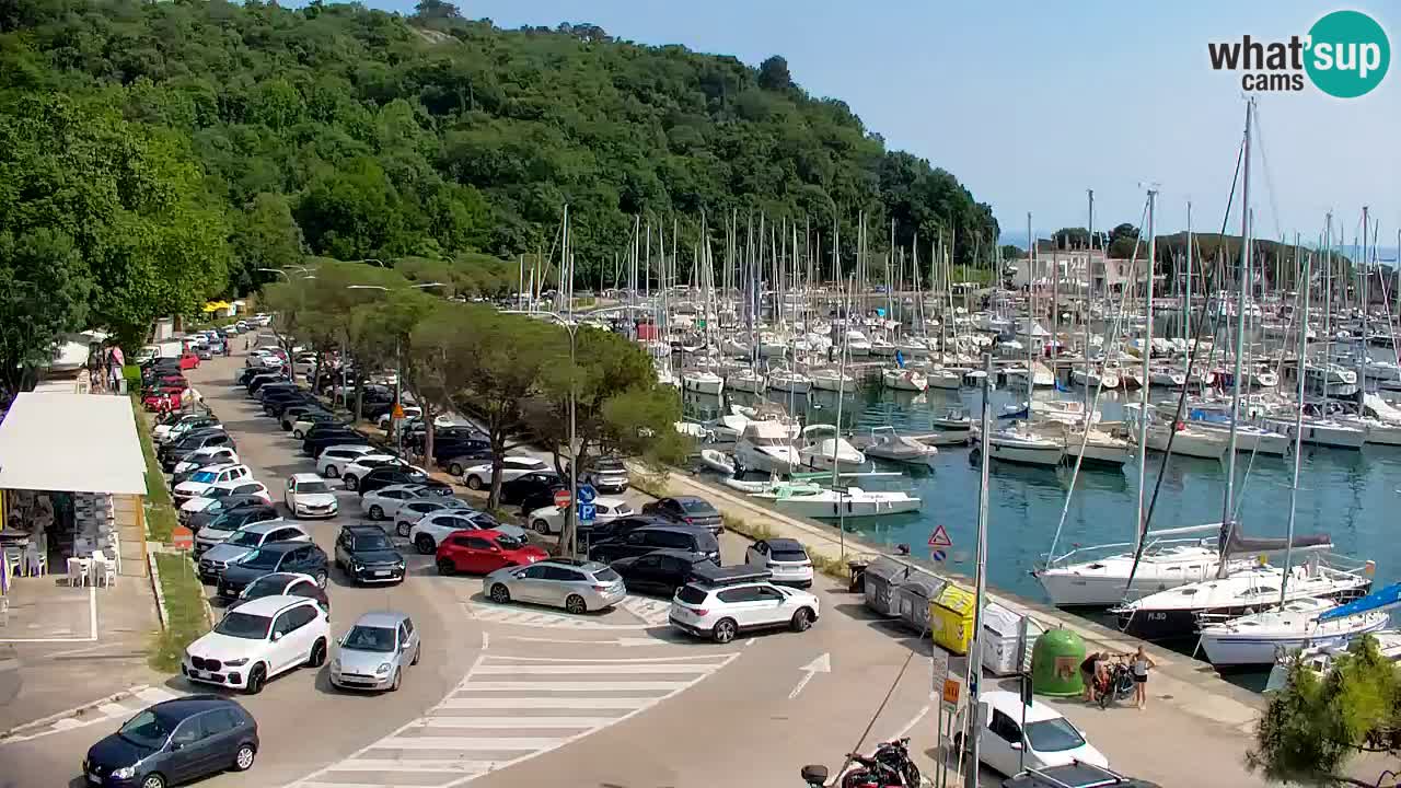 Webcam Baie de Sistiana – Vue en direct de la marina et de la baie