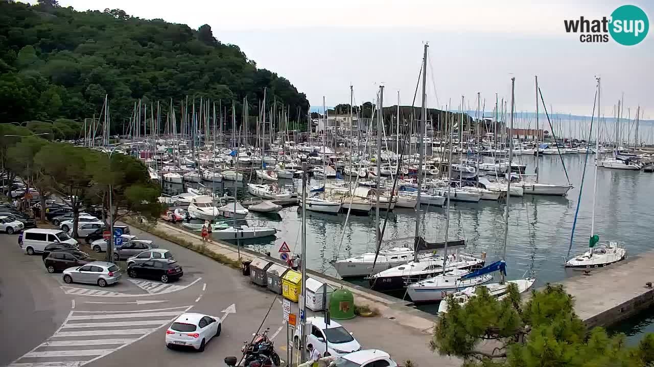 Webcam Baie de Sistiana – Vue en direct de la marina et de la baie