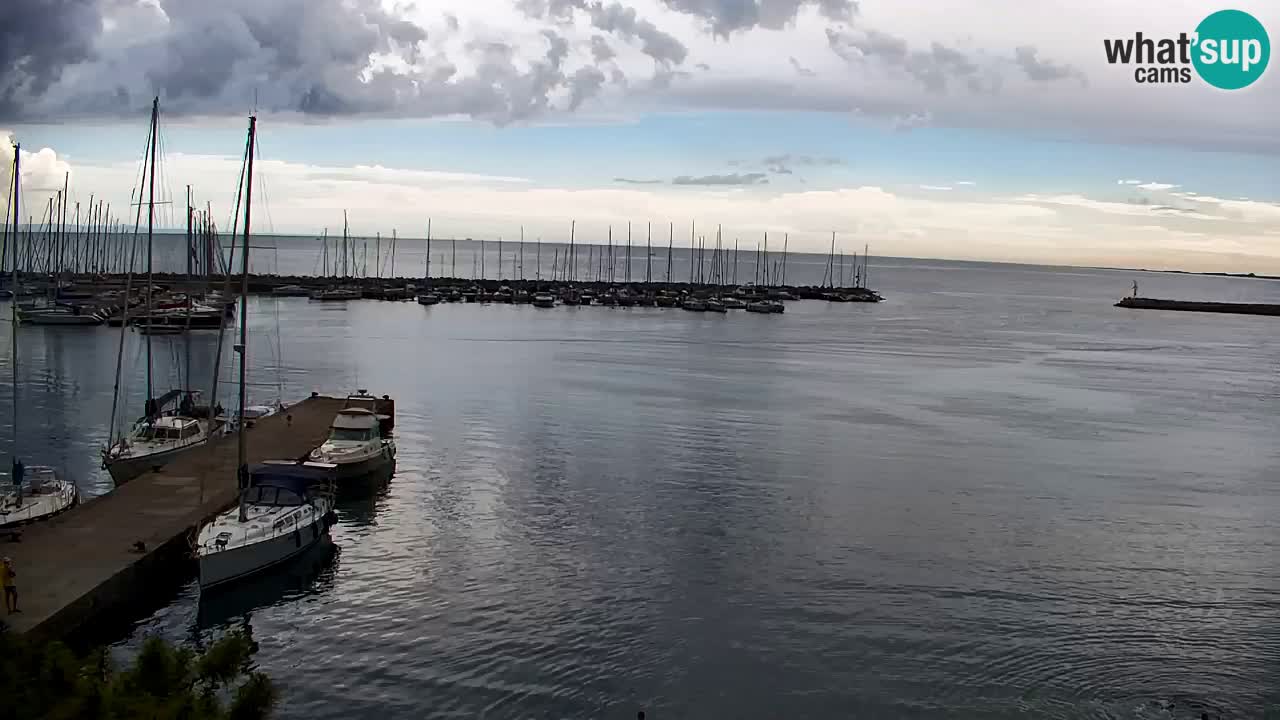 Web kamera Sistiana Uvala – Pogled uživo na marinu i zaljev