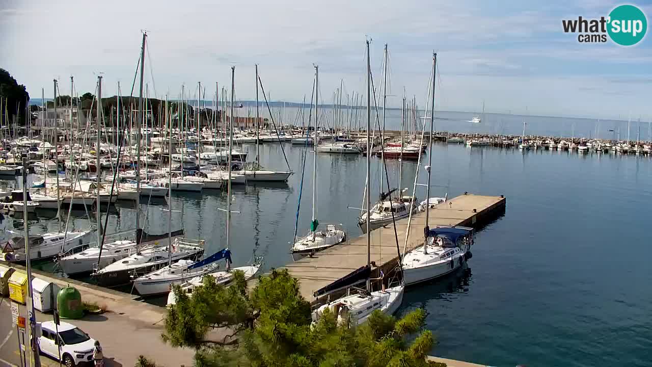 Web kamera Sistiana Uvala – Pogled uživo na marinu i zaljev
