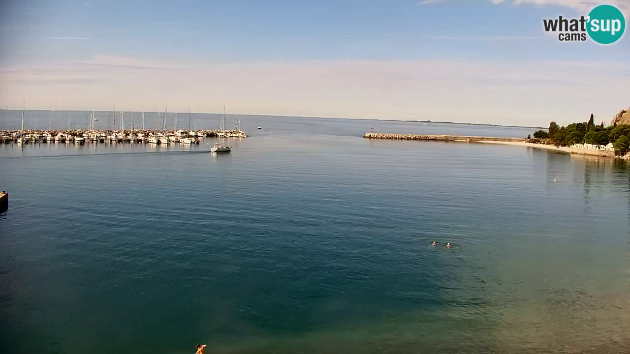 Web kamera Sistiana Uvala – Pogled uživo na marinu i zaljev