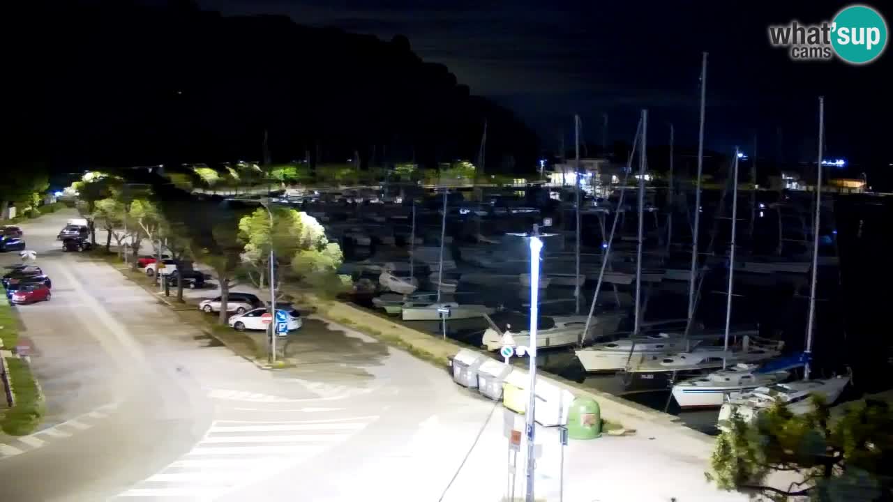 Webcam Bahía de Sistiana – Vista en directo del puerto deportivo y la costa