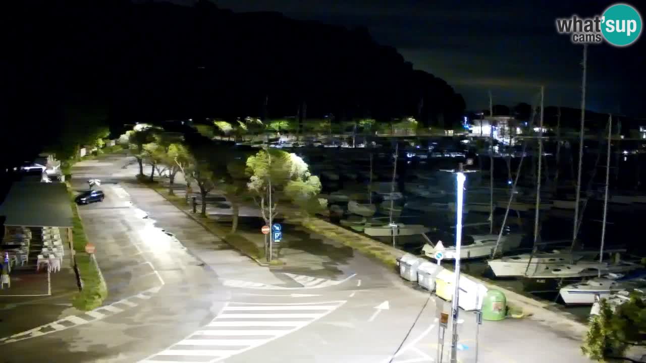 Webcam Bahía de Sistiana – Vista en directo del puerto deportivo y la costa