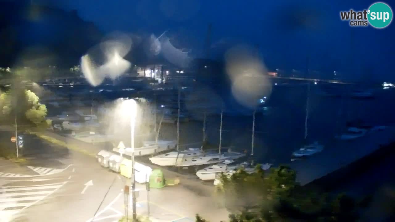 Webcam Baie de Sistiana – Vue en direct de la marina et de la baie
