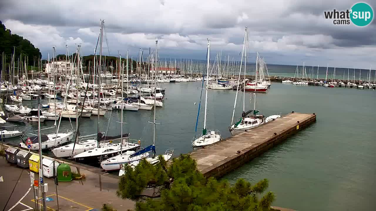 Webcam Baie de Sistiana – Vue en direct de la marina et de la baie