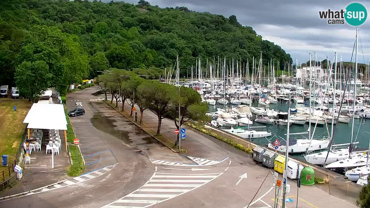 Webcam Sistiana Baia – Live View of the Marina and Gulf
