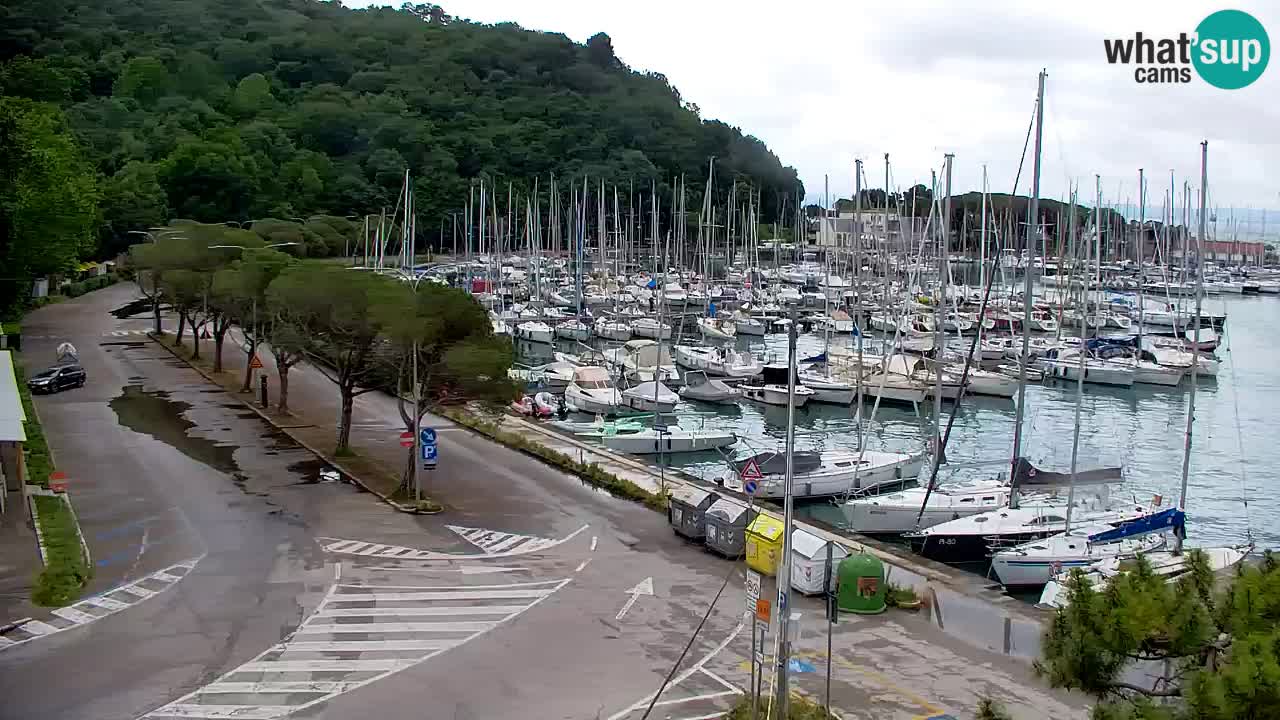 Webcam Baie de Sistiana – Vue en direct de la marina et de la baie