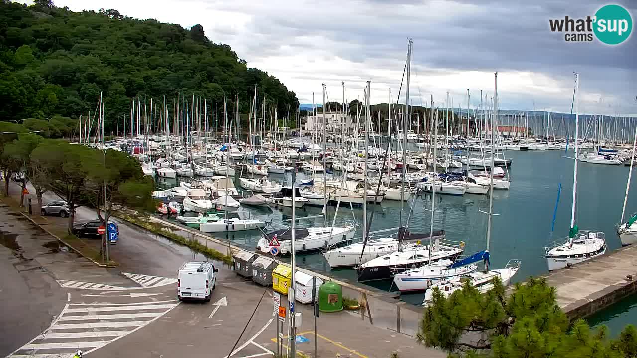 Webcam Baie de Sistiana – Vue en direct de la marina et de la baie