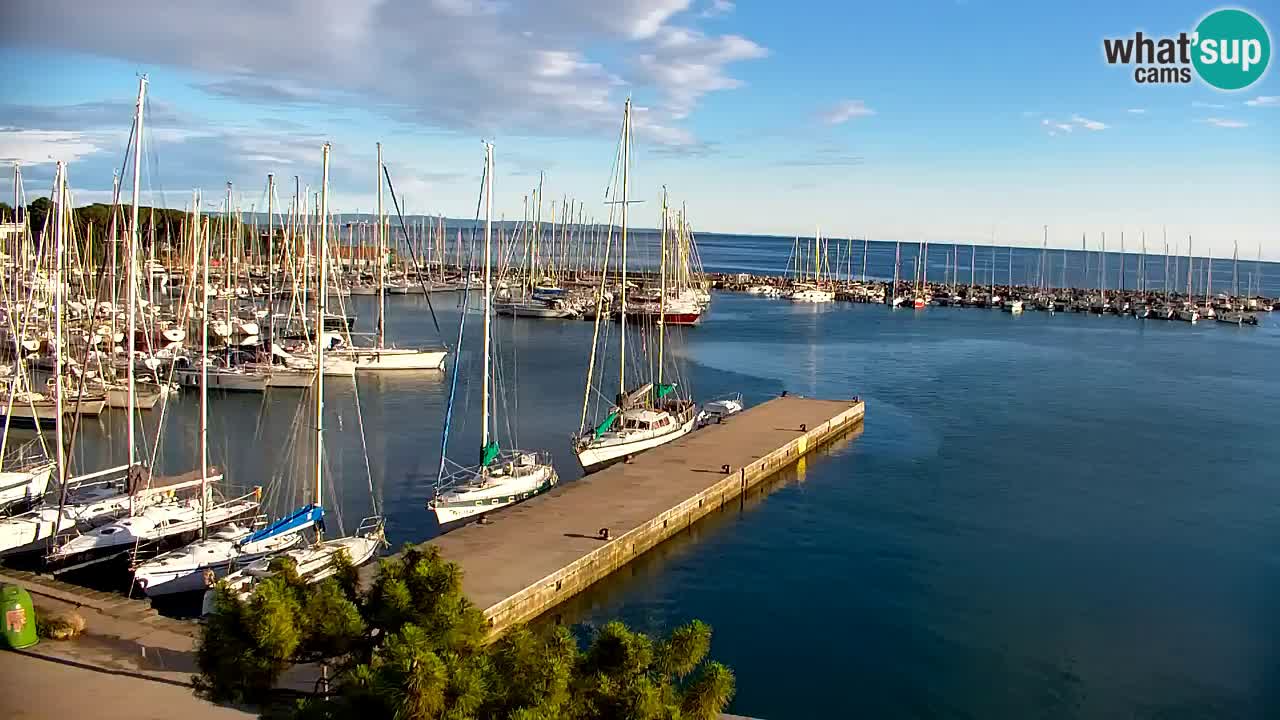 Webcam Sistiana Baia – Live View of the Marina and Gulf