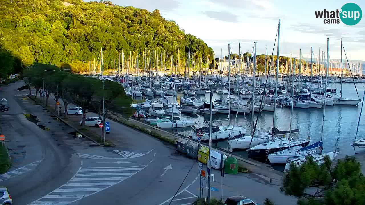 Webcam Sistiana Baia – Live View of the Marina and Gulf