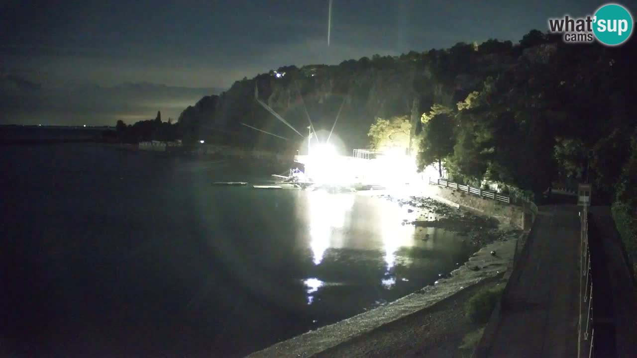 Webcam Bahía de Sistiana – Vista en directo del puerto deportivo y la costa