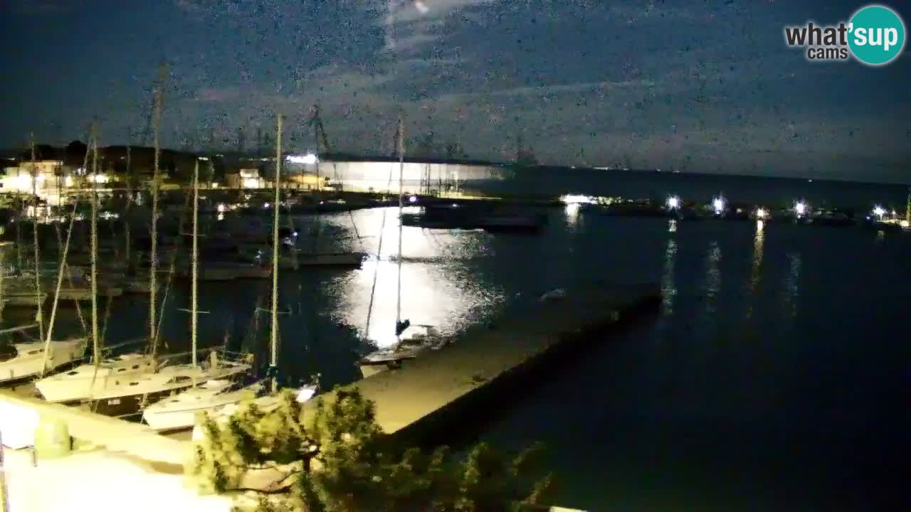 Webcam Baie de Sistiana – Vue en direct de la marina et de la baie