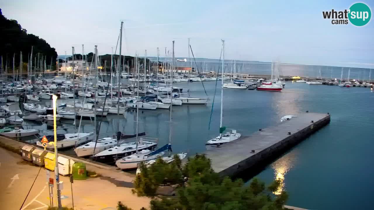 Webcam Baie de Sistiana – Vue en direct de la marina et de la baie