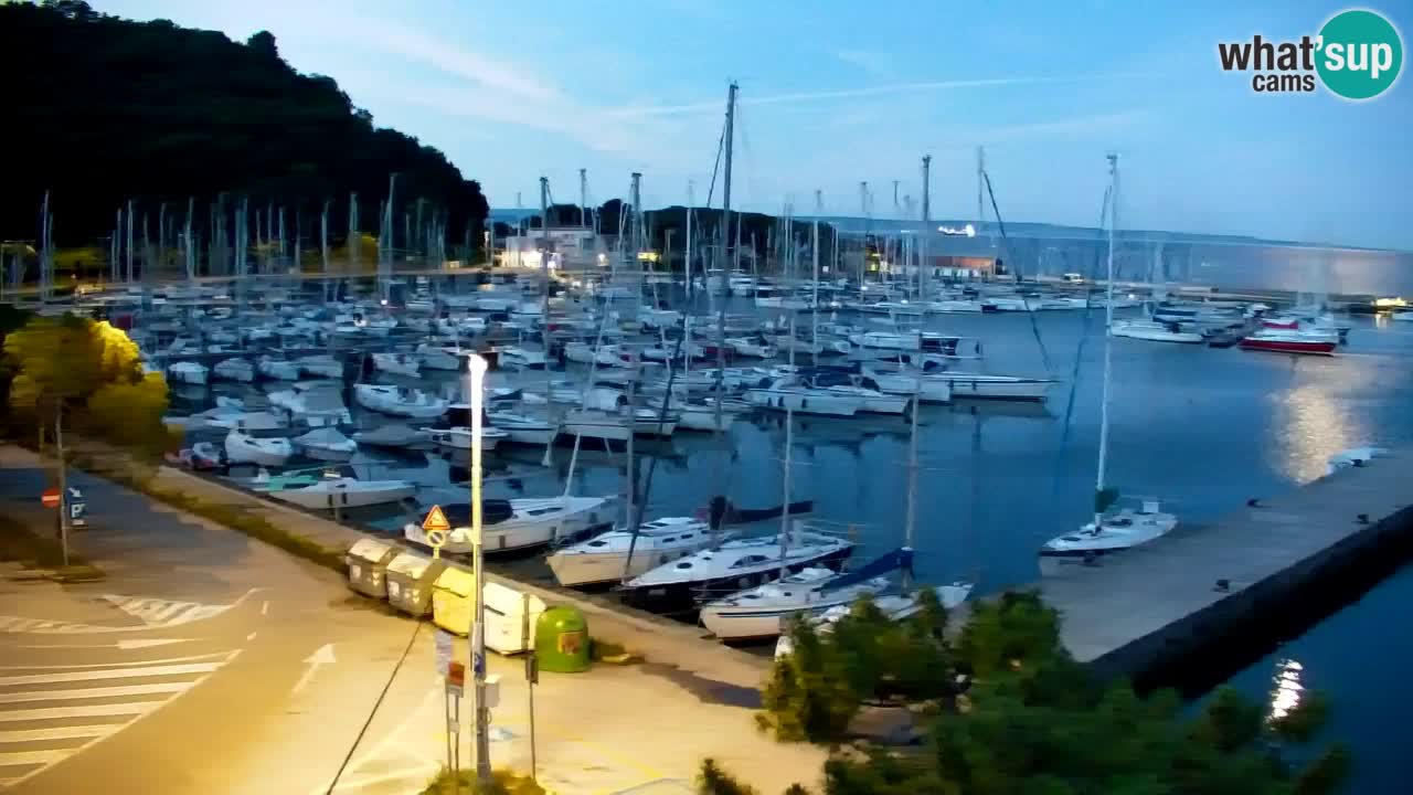 Webcam Baie de Sistiana – Vue en direct de la marina et de la baie
