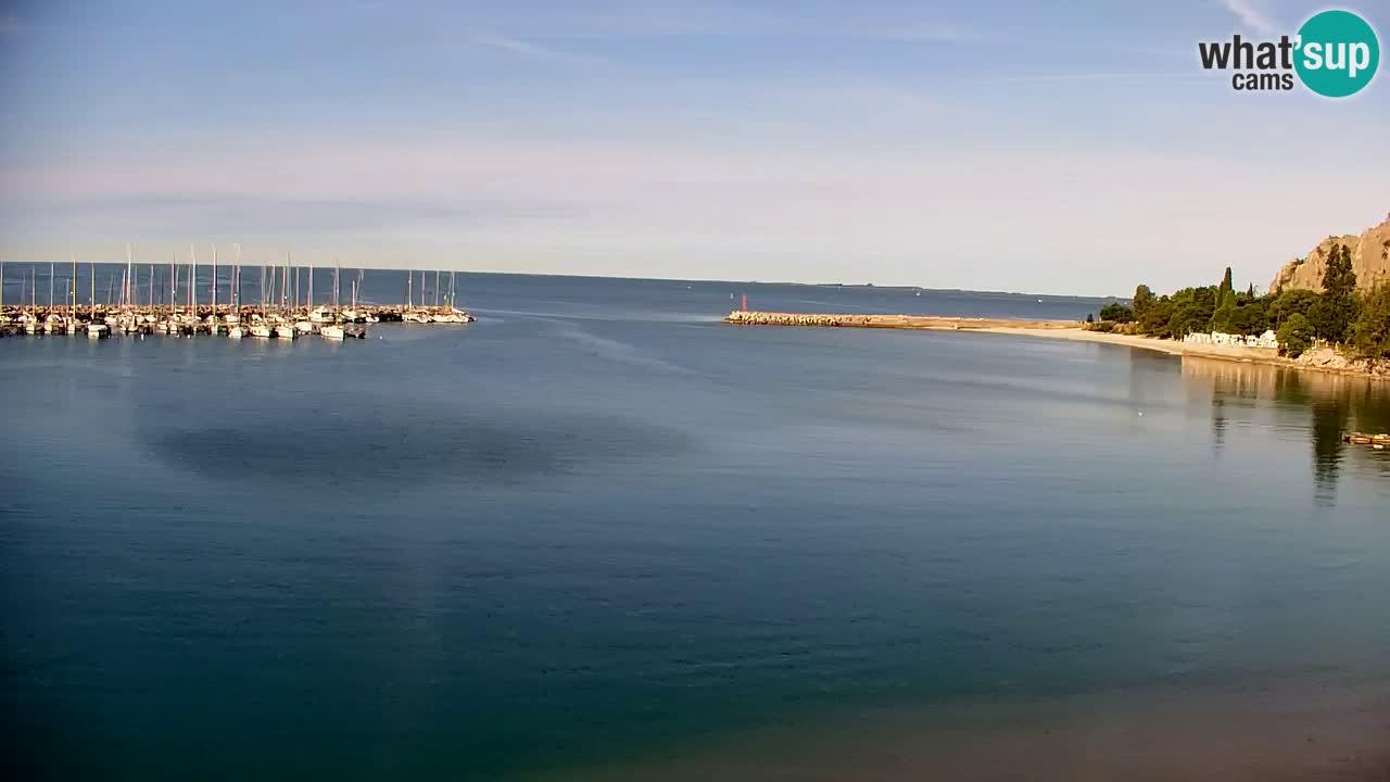 Webcam Bahía de Sistiana – Vista en directo del puerto deportivo y la costa