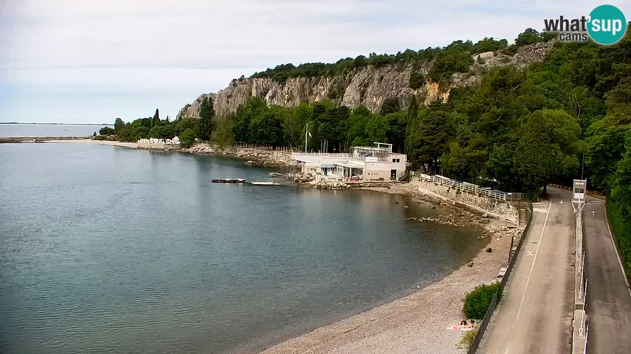 Webcam Baie de Sistiana – Vue en direct de la marina et de la baie