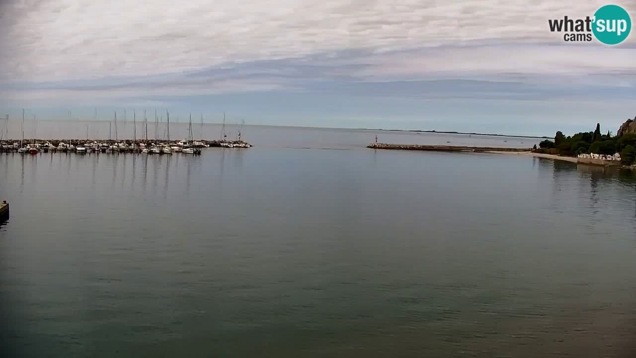 Webcam Baie de Sistiana – Vue en direct de la marina et de la baie