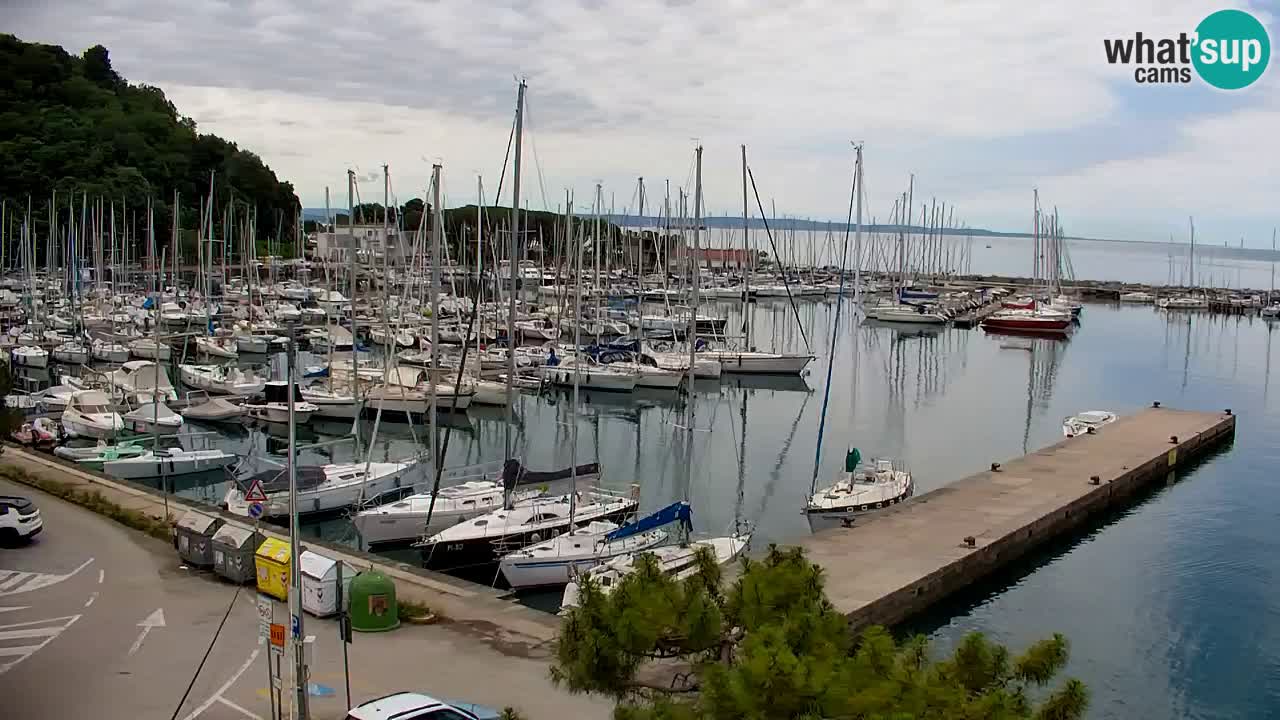 Webcam Baie de Sistiana – Vue en direct de la marina et de la baie