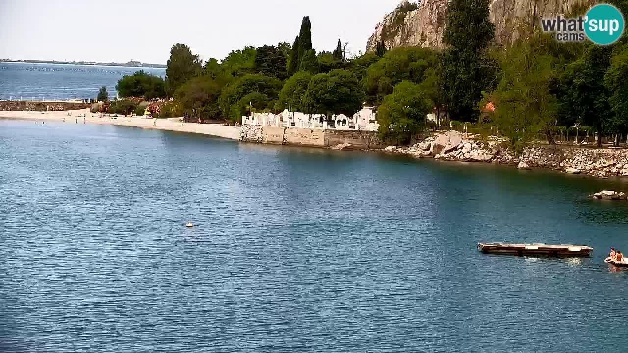 Webcam Bahía de Sistiana – Vista en directo del puerto deportivo y la costa