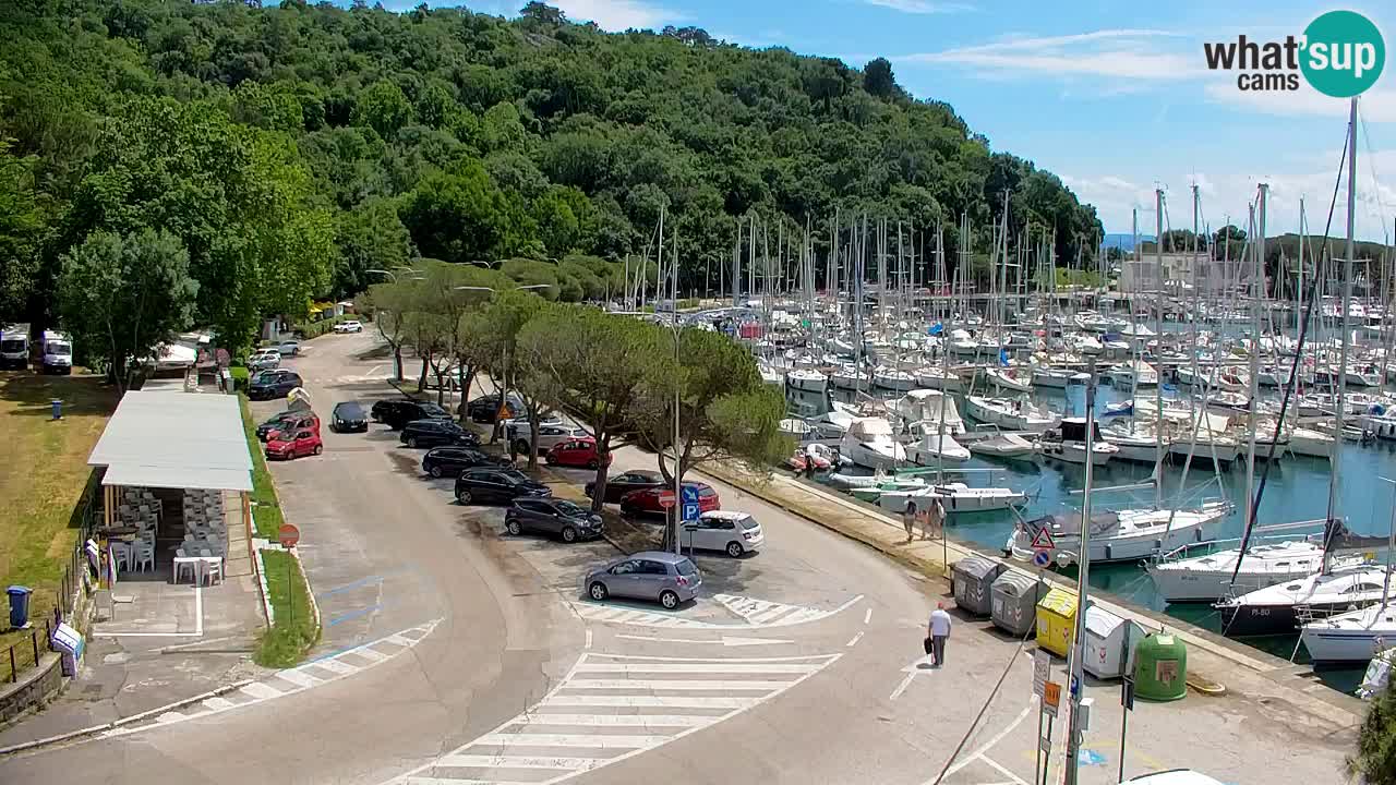 Webcam Baie de Sistiana – Vue en direct de la marina et de la baie
