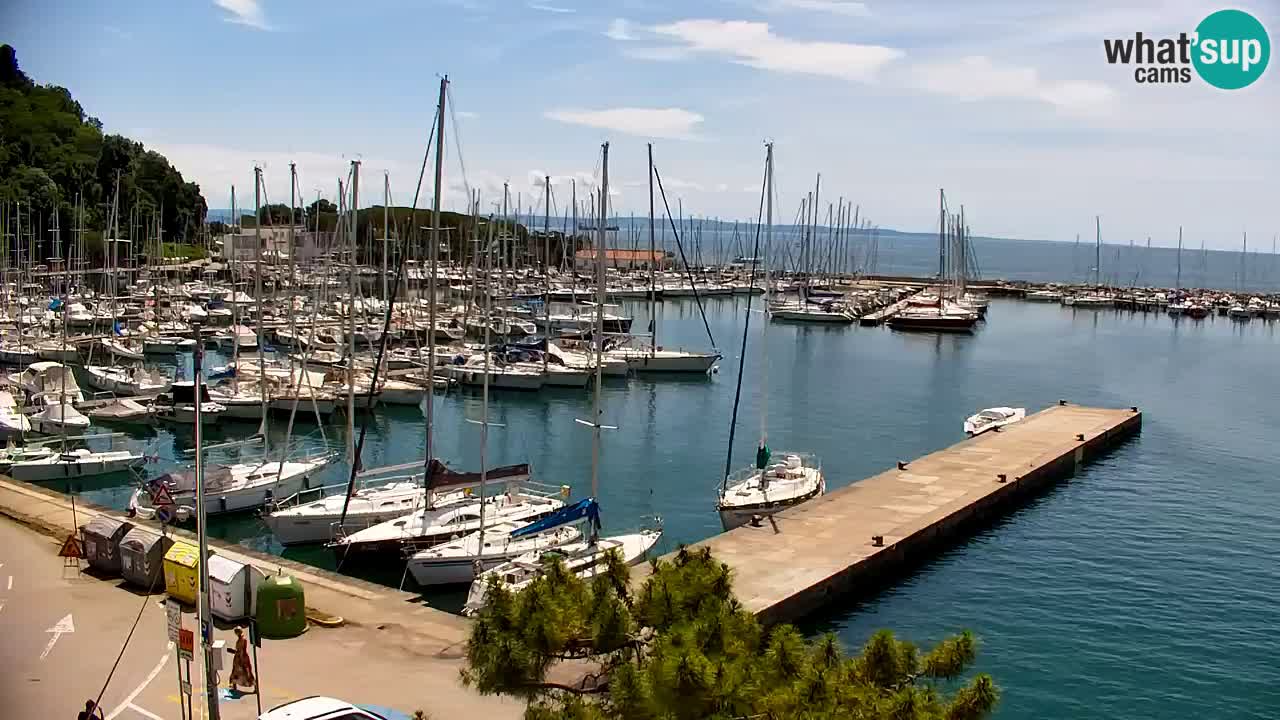 Spletna kamera Sesljanski zaliv – Pogled v živo na marino in zaliv