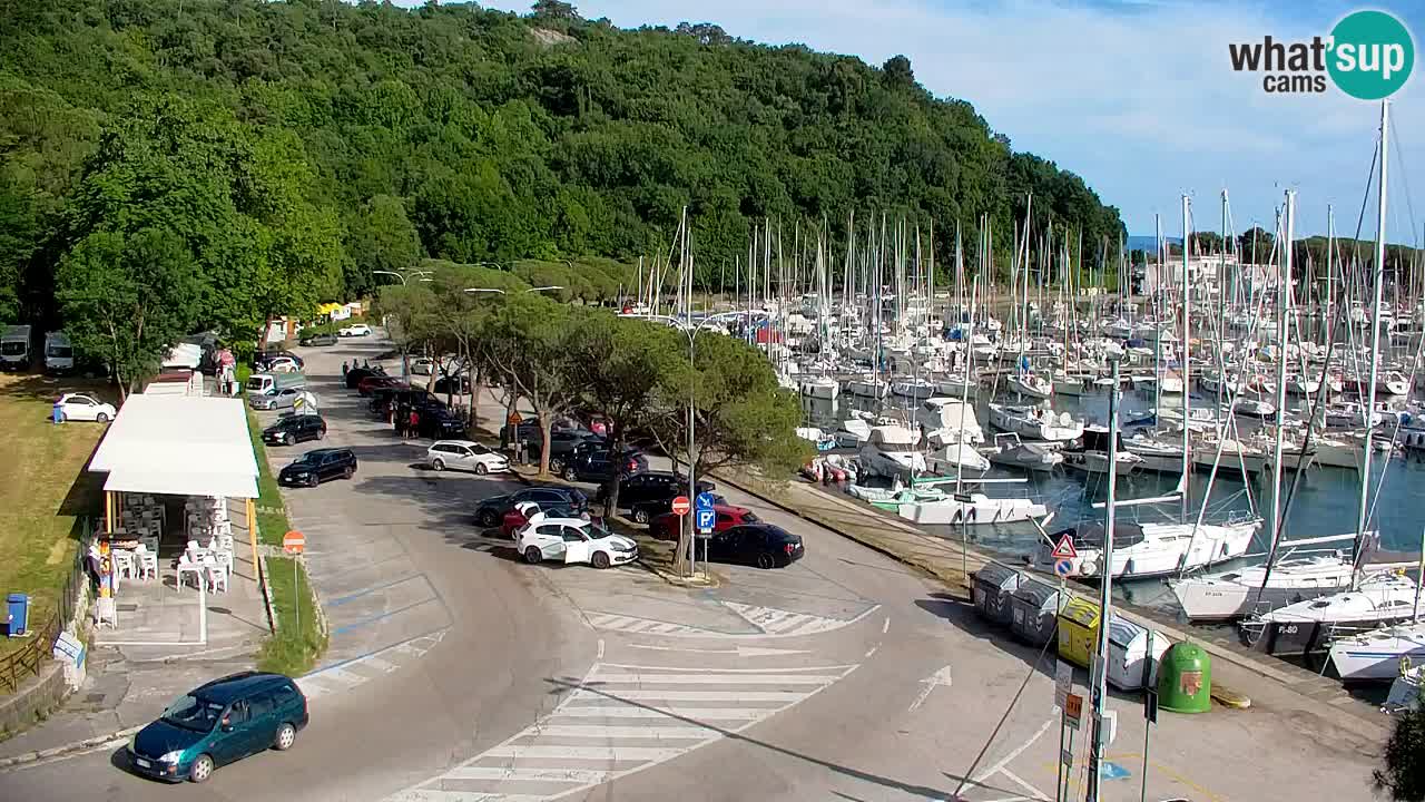 Web kamera Sistiana Uvala – Pogled uživo na marinu i zaljev