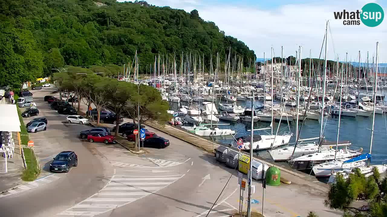 Web kamera Sistiana Uvala – Pogled uživo na marinu i zaljev