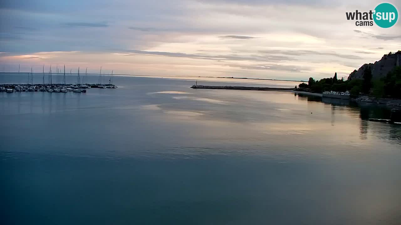 Webcam Sistiana Bucht – Liveblick auf Marina und Bucht