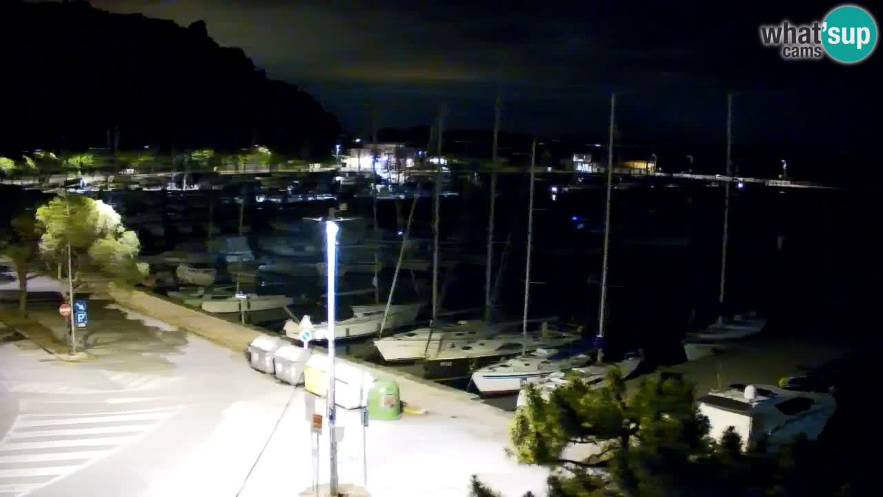 Webcam Bahía de Sistiana – Vista en directo del puerto deportivo y la costa