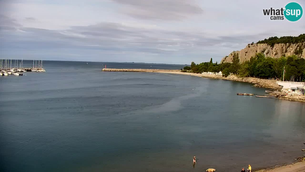 Spletna kamera Sesljanski zaliv – Pogled v živo na marino in zaliv