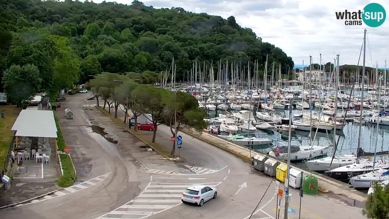 Webcam Baie de Sistiana – Vue en direct de la marina et de la baie