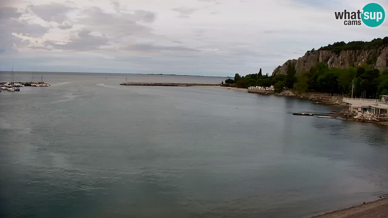 Webcam Baie de Sistiana – Vue en direct de la marina et de la baie