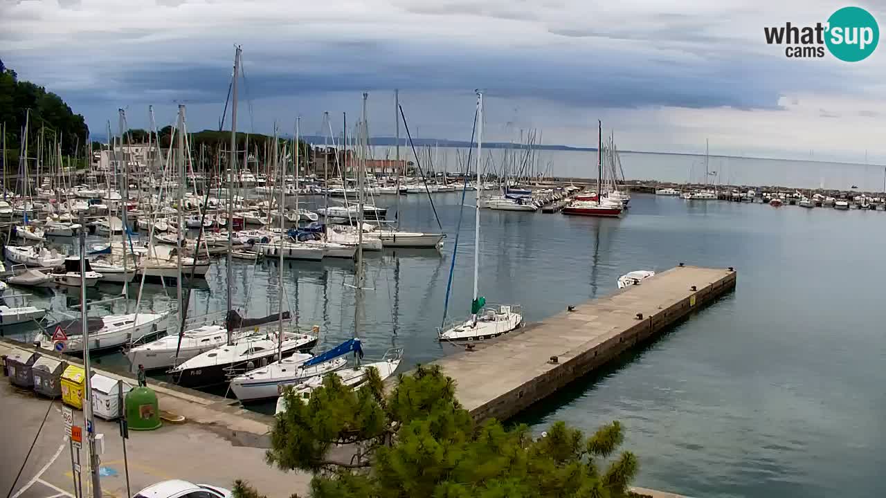 Webcam Baie de Sistiana – Vue en direct de la marina et de la baie