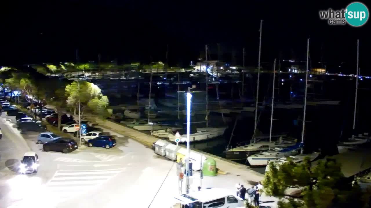 Spletna kamera Sesljanski zaliv – Pogled v živo na marino in zaliv